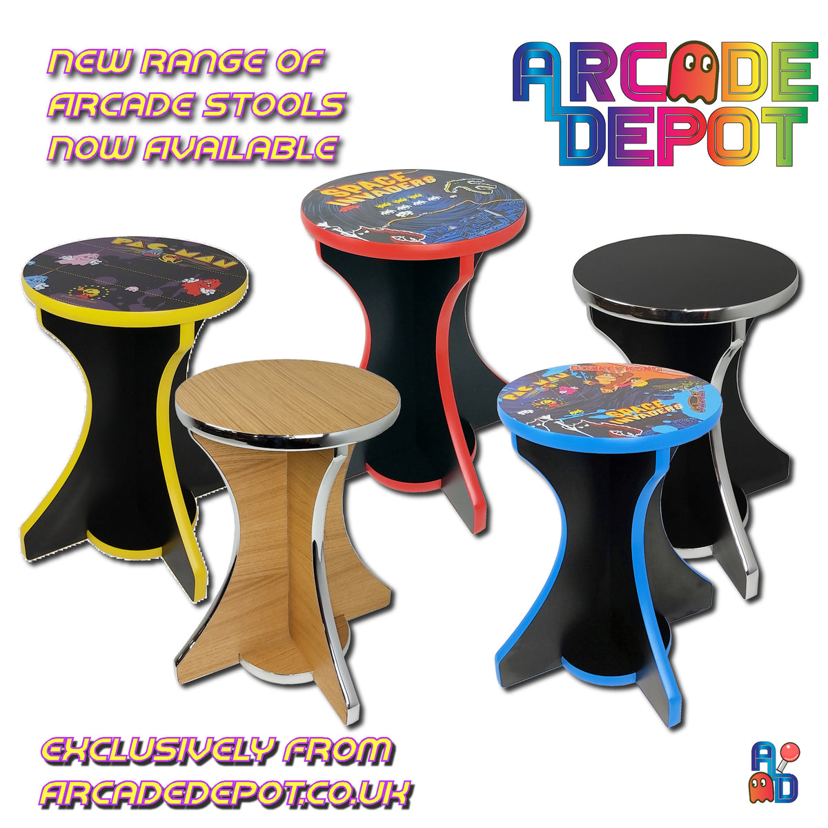 New Arcade Stools Range finally photographed