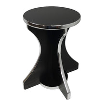 Load image into Gallery viewer, Arcade Stool - Black &amp; Chrome - Arcade Depot
