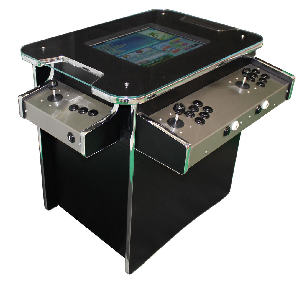 Black and Chrome Arcade Wizard 1000 | Luxury arcade machine