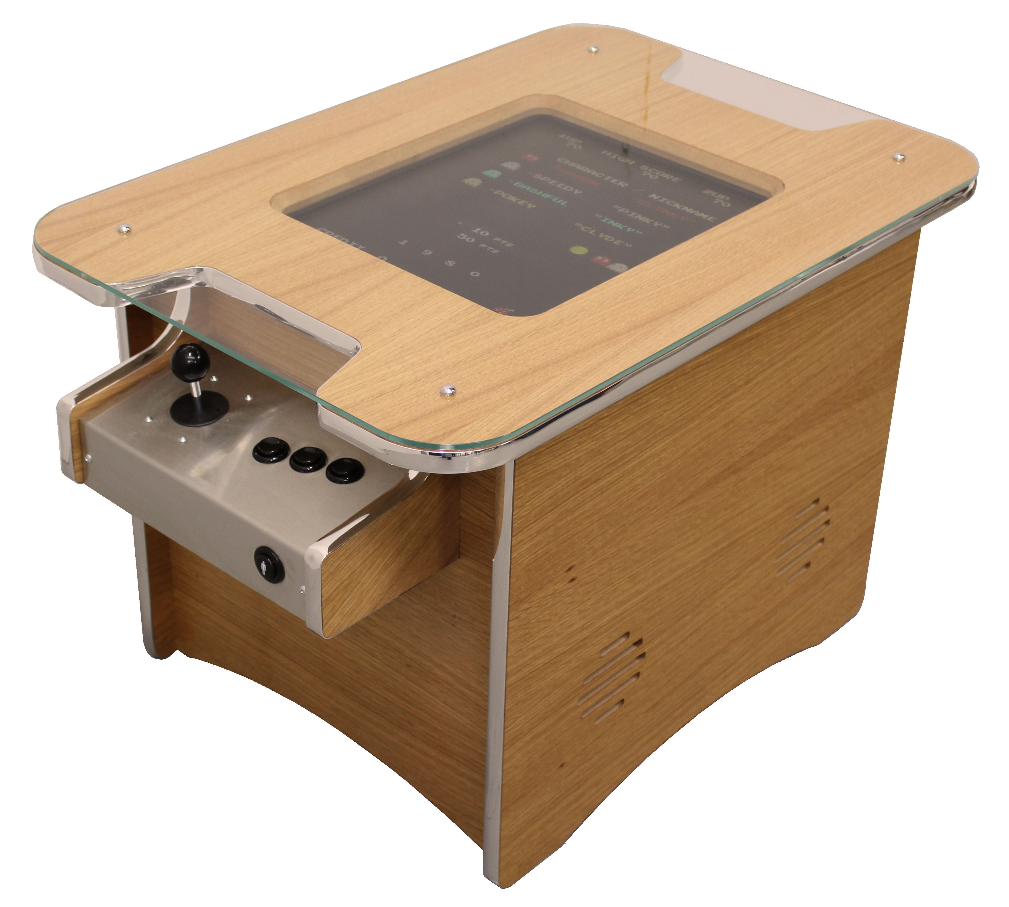 Contemporary styled Oak Coffee Table Arcade Machine