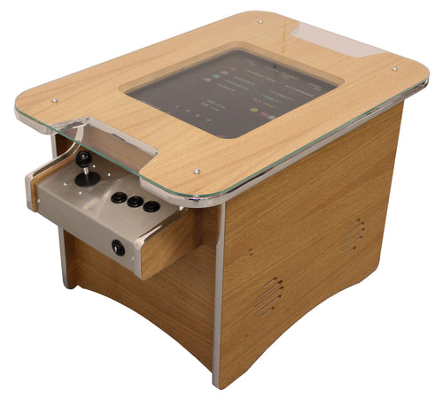 Contemporary styled Oak Coffee Table Arcade Machine - Arcade Depot