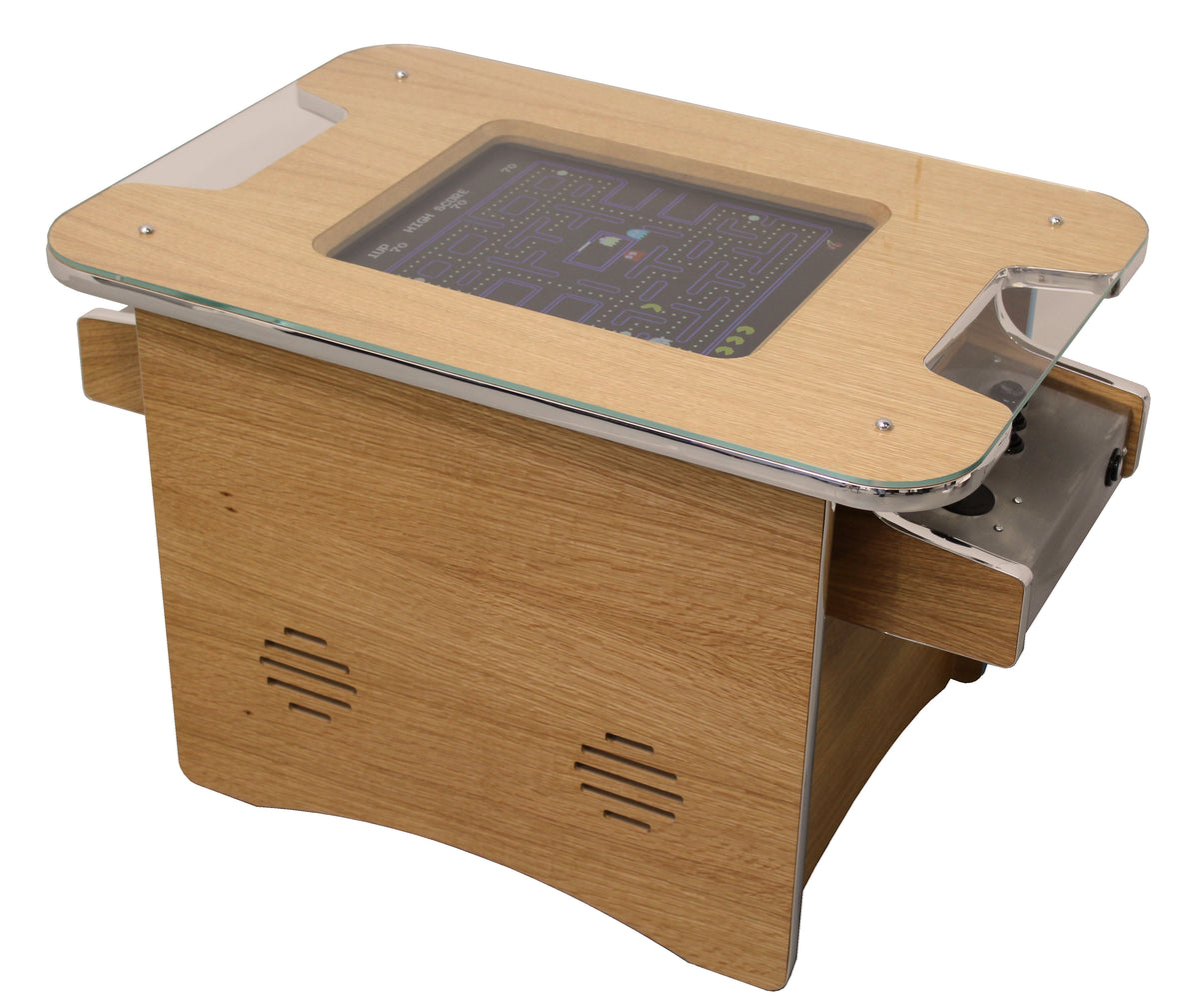 Contemporary styled Oak Coffee Table Arcade Machine - Arcade Depot