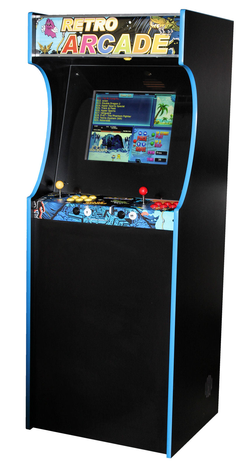 Retro Arcade 750 Upright Arcade Machine - Arcade Depot