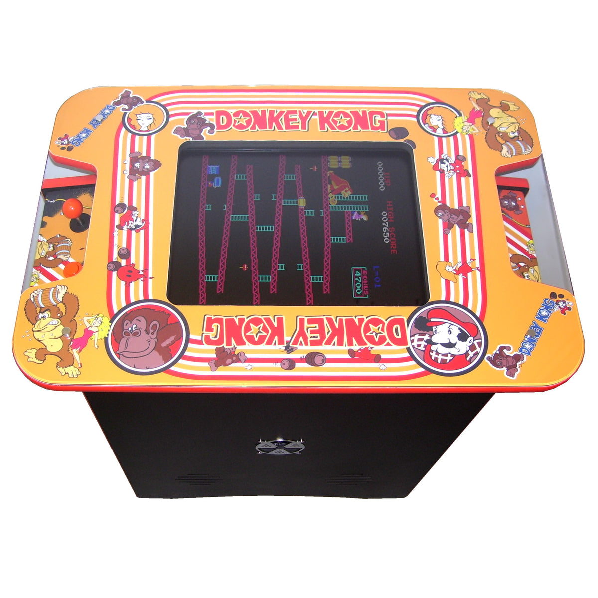 Donkey Themed Table Arcade Machine 60 or 400 Classic Arcade Games - Arcade Depot
