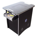 Retro Cocktail Table Arcade Machine Black and Chrome - Arcade Depot